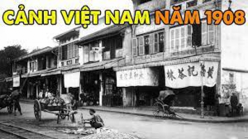 Cảnh Việt Nam năm 1908