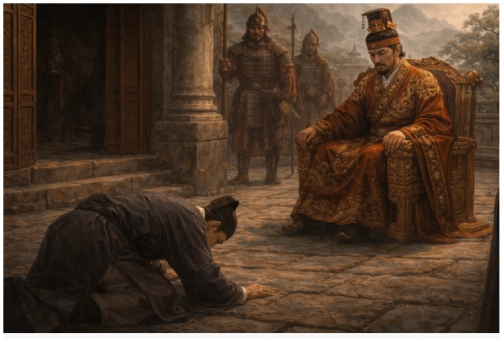 Thượng hoàng Trần Nhân Tông ghé thăm, vua Trần Anh Tông say khướt... và cái kết