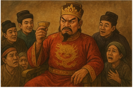 Vua Lê Uy Mục: Sai lính bắt gái trẻ trong dân gian vào cung mua vui, rồi sát hại khi chán